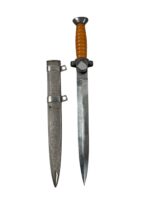 WW2 German Red Cross Officer's Dagger With Scabbard NO MAKER WW2 German Red Cross Officer's Dagger With Scabbard NO MAKER