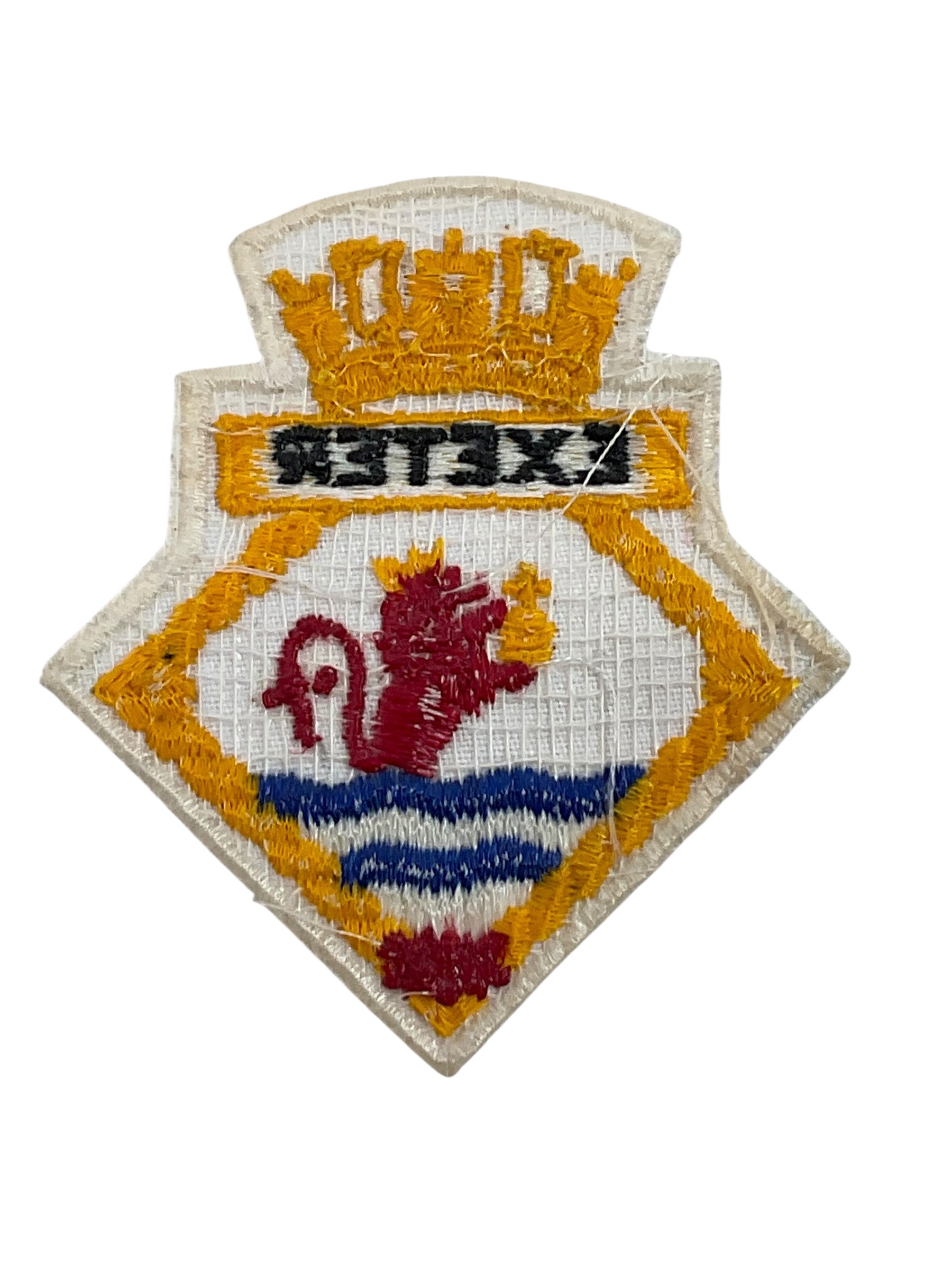 Canadian RCN Navy League Cadet Corps NLCC Exeter Crest Patch Canadian RCN Navy League Cadet Corps NLCC Exeter Crest Patch