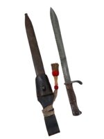 WW1 Imperial German Bayonet With Frog and Troddel
