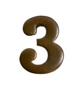 Canadian Militia 3rd Victoria Rifles Shoulder Number Insignia Single