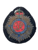 WW2 Royal Canadian Army Service Corps RCASC Bullion Wire Blazer Crest (1)