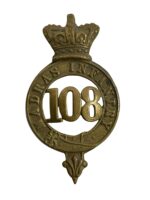 British Victorian 108th Madras Infantry Regiment Glengarry Badge REPRODUCTION COPY British Victorian 108th Madras Infantry Regiment Glengarry Badge REPRODUCTION COPY
