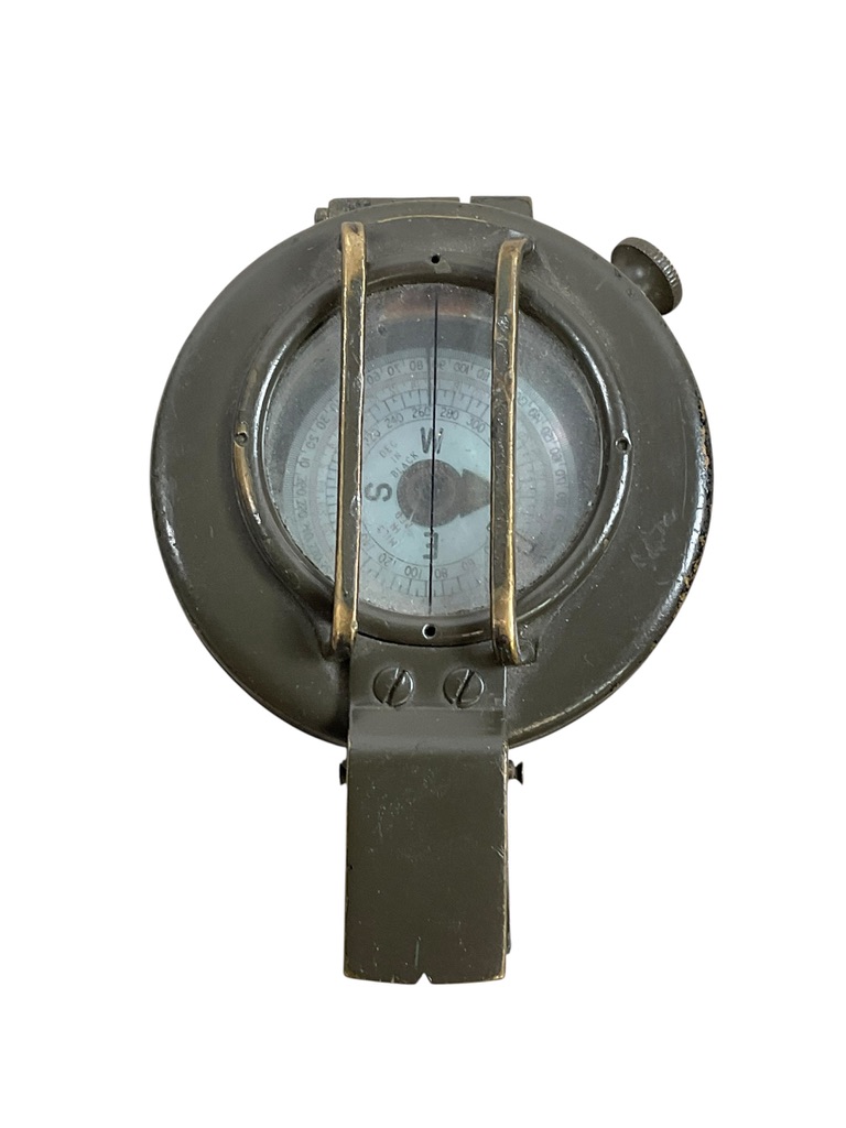 British Army Korean War Marching Compass Dated 1951 Broad Arrowed British Army Korean War Marching Compass Dated 1951 Broad Arrowed