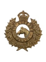 WW1 Canadian CEF 4th Hussars Collar Insignia Single
