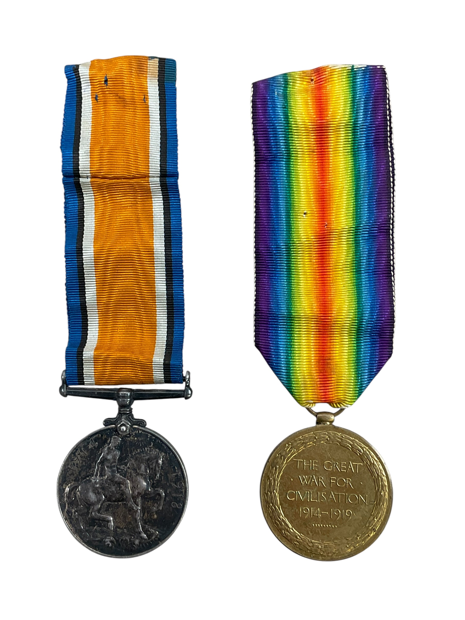 WW1 British BEF Medal Group Pair Full Size 39607 PTE. C.W. Morton Lancashire Fusiliers WW1 British BEF Medal Group Pair Full Size 39607 PTE. C.W. Morton Lancashire Fusiliers