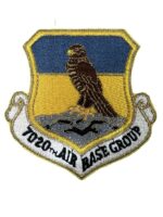 US USAF 7020th Air Base Group Squadron Crest Patch US USAF 7020th Air Base Group Squadron Crest Patch