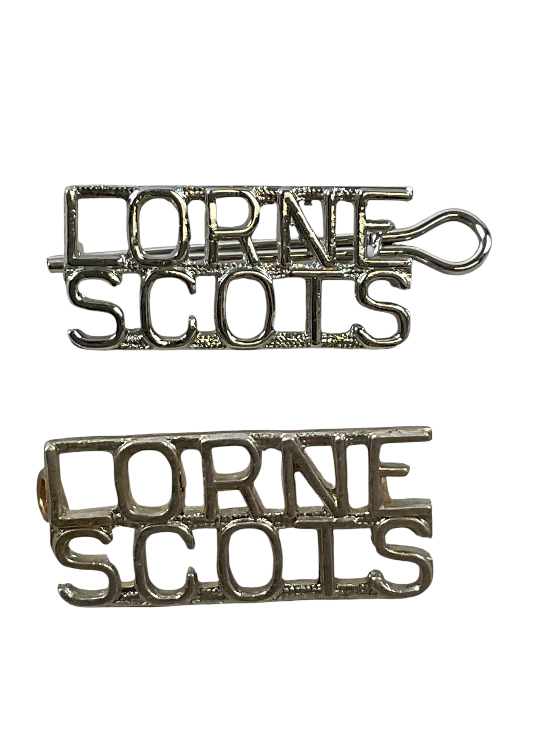 Canadian Lorne Scots Shoulder Titles Insignia Canadian Lorne Scots Shoulder Titles Insignia