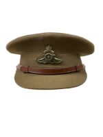 WW2 Canadian RCA Officer's Peak Cap Hat Make Muir Size 7
