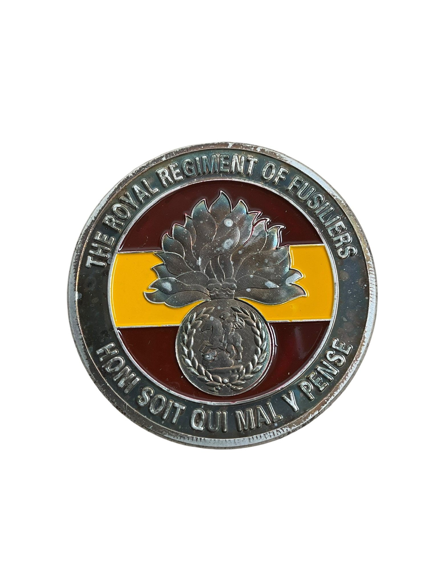 British The Royal Regiment of Fusiliers Challenge Coin British The Royal Regiment of Fusiliers Challenge Coin