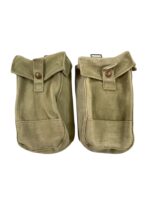 WW2 Canadian Army P37 Small Basic Pouches C Broad Arrowed Pair