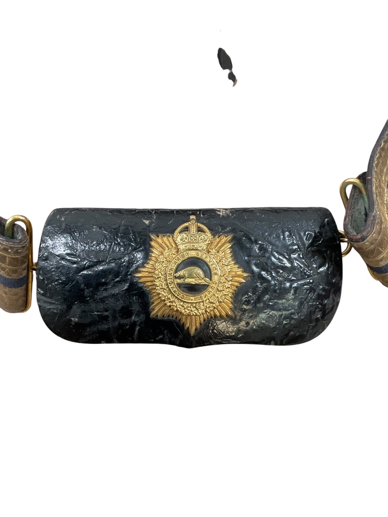 Canadian Army Service Corps CASC Officer's Cross Belt and Waist Belt Canadian Army Service Corps CASC Officer's Cross Belt and Waist Belt