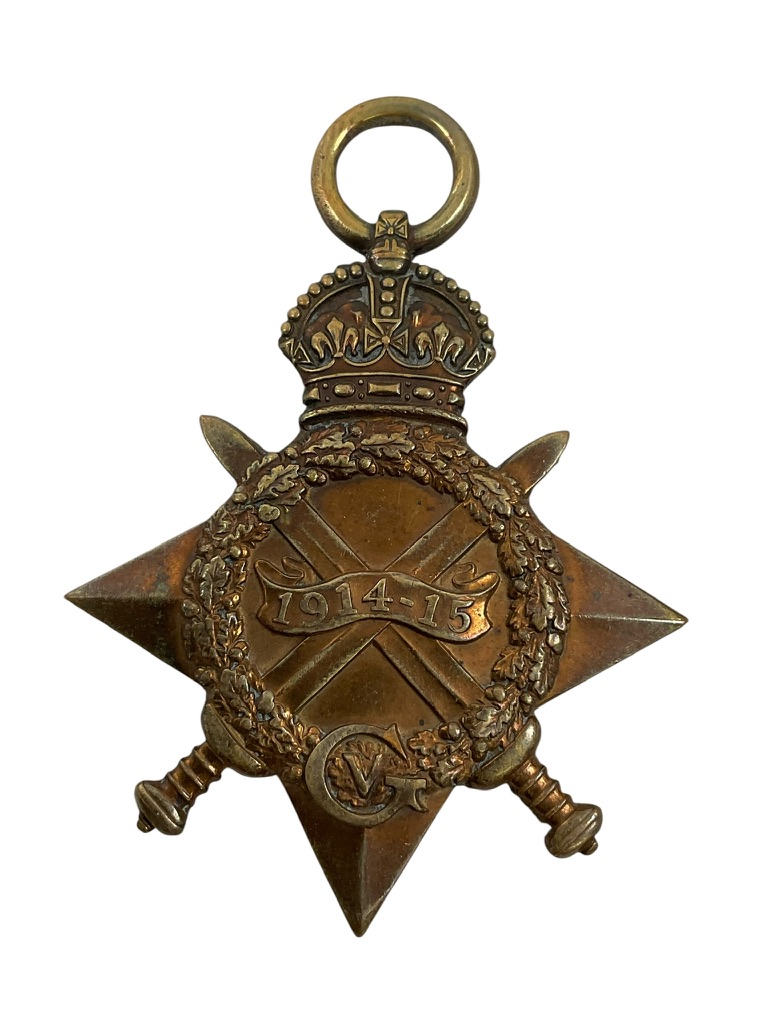 WW1 Canadian CEF 18th Battalion Memorial Cross and 1914-15 Star Full Size WW1 Canadian CEF 18th Battalion Memorial Cross and 1914-15 Star Full Size