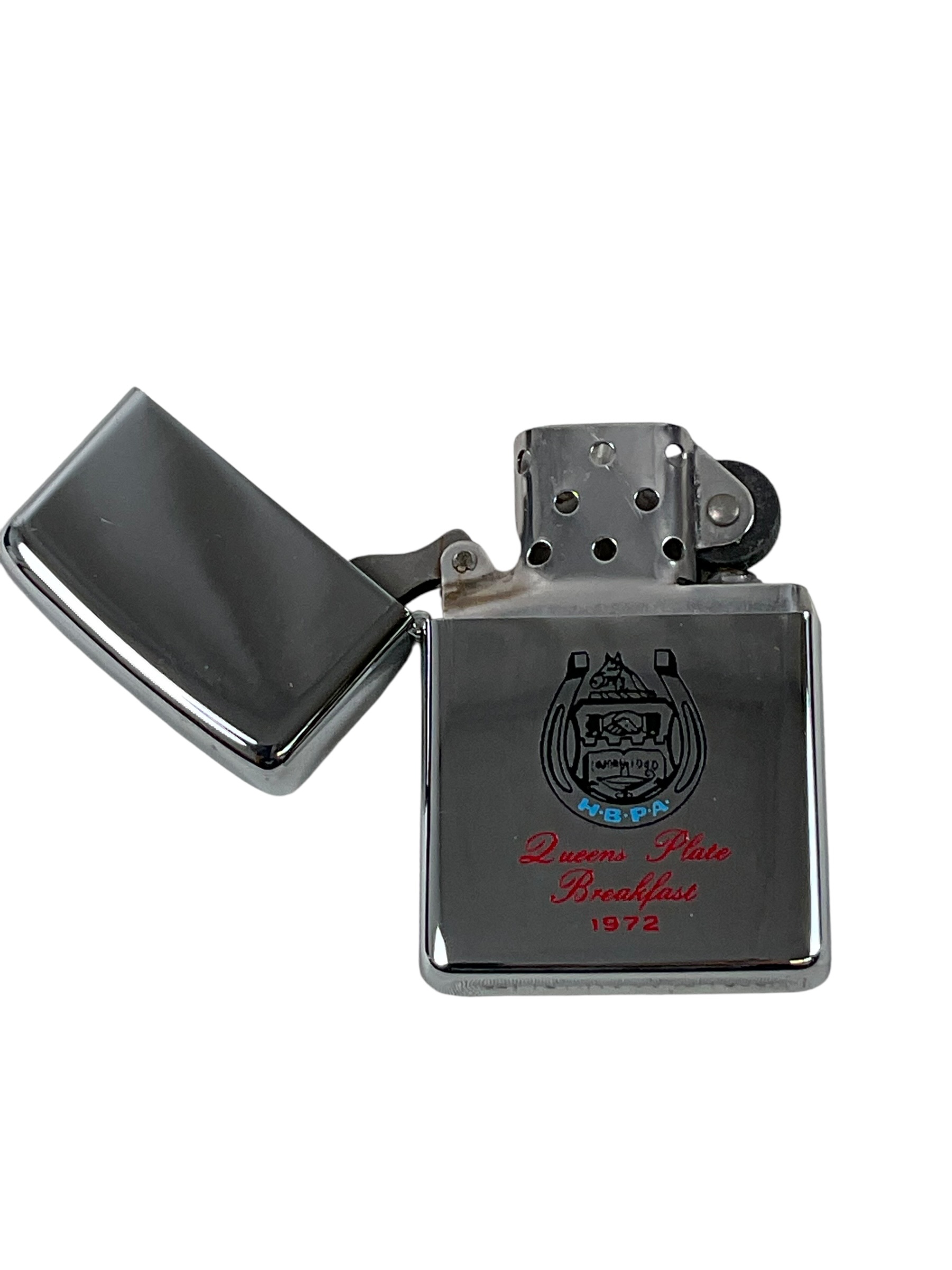 Canadian Zippo Lighter Queen's Plate Breakfast 1972 NIB Canadian Zippo Lighter Queen's Plate Breakfast 1972 NIB