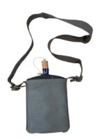 WW2 Canadian RCAF 1952 Pattern Blue Wool Covered Canteen & Cover With Strap WW2 Canadian RCAF 1952 Pattern Blue Wool Covered Canteen & Cover With Strap