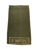 Canadian Forces Military Police 2 MP Platoon OD Green Slip-On Insignia Single Canadian Forces Military Police 2 MP Platoon OD Green Slip-On Insignia Single