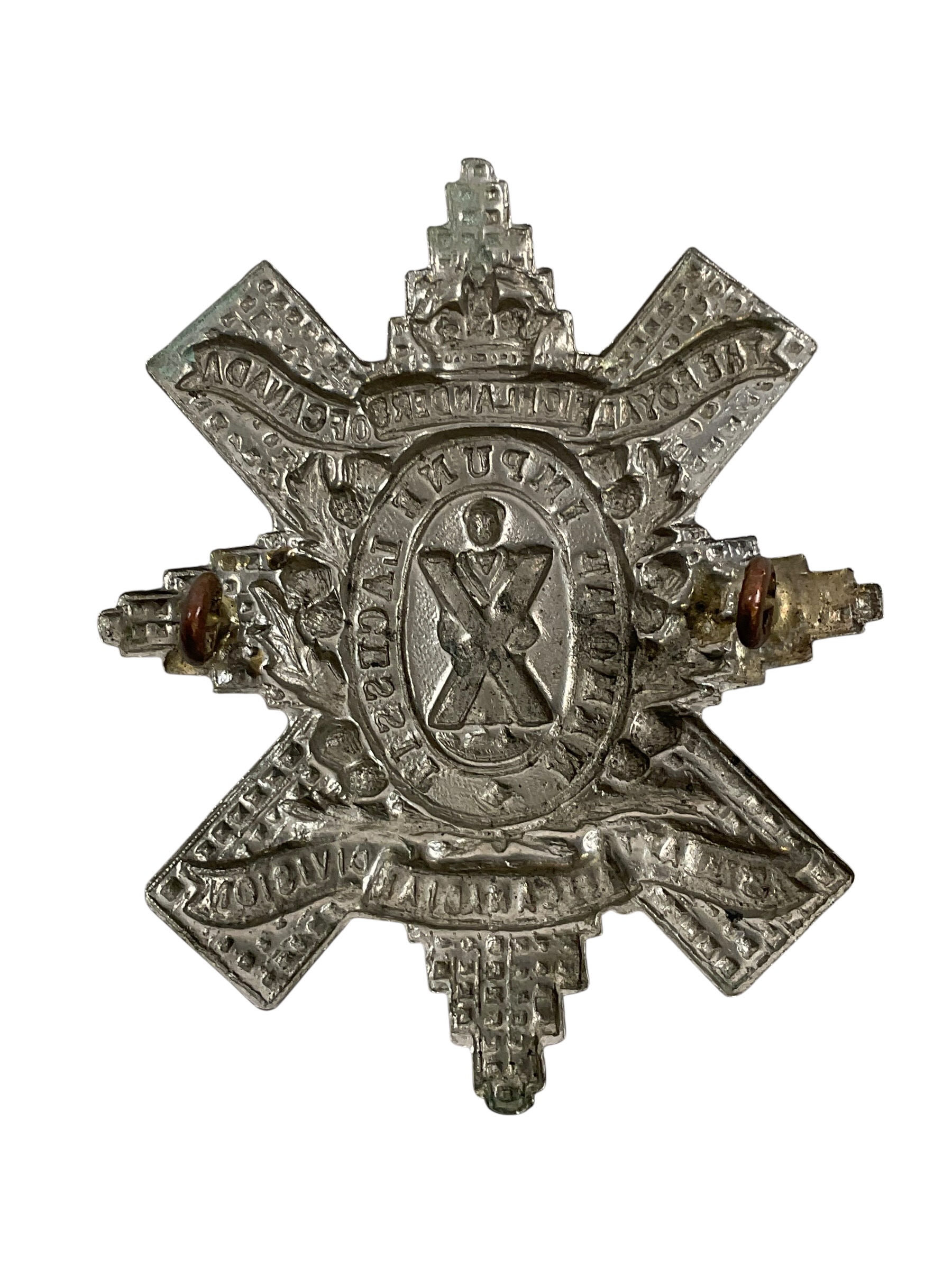 WW1 Canadian CEF 13th Battalion Black Watch Cap Badge WW1 Canadian CEF 13th Battalion Black Watch Cap Badge