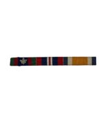 WW1 WW2 Canadian Medal Ribbon Bar Full Size X 3