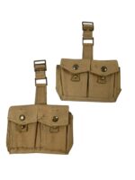 Canadian Army Korean War P37 Ammo Pouches Pair Canadian Army Korean War P37 Ammo Pouches Pair
