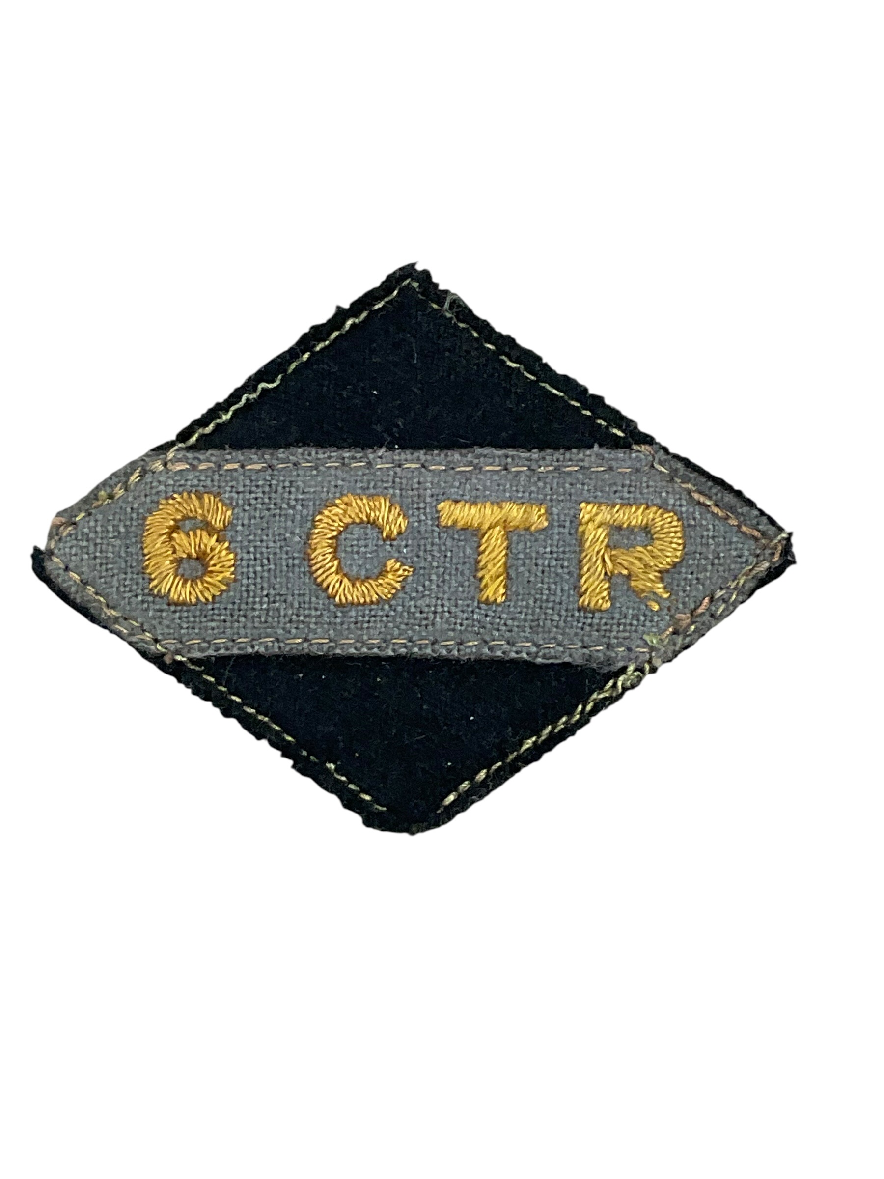 WW2 Canadian 6 CTR 1st Fusiliers 2nd Armoured Division Patch British Made WW2 Canadian 6 CTR 1st Fusiliers 2nd Armoured Division Patch British Made