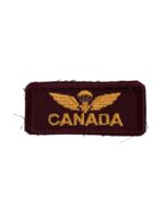 Canadian Airborne Regiment DEU Shoulder Title Insignia Single Canadian Airborne Regiment DEU Shoulder Title Insignia Single