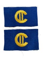 WW2 Canadian 2nd Division Patches Pair WW2 Canadian 2nd Division Patches Pair