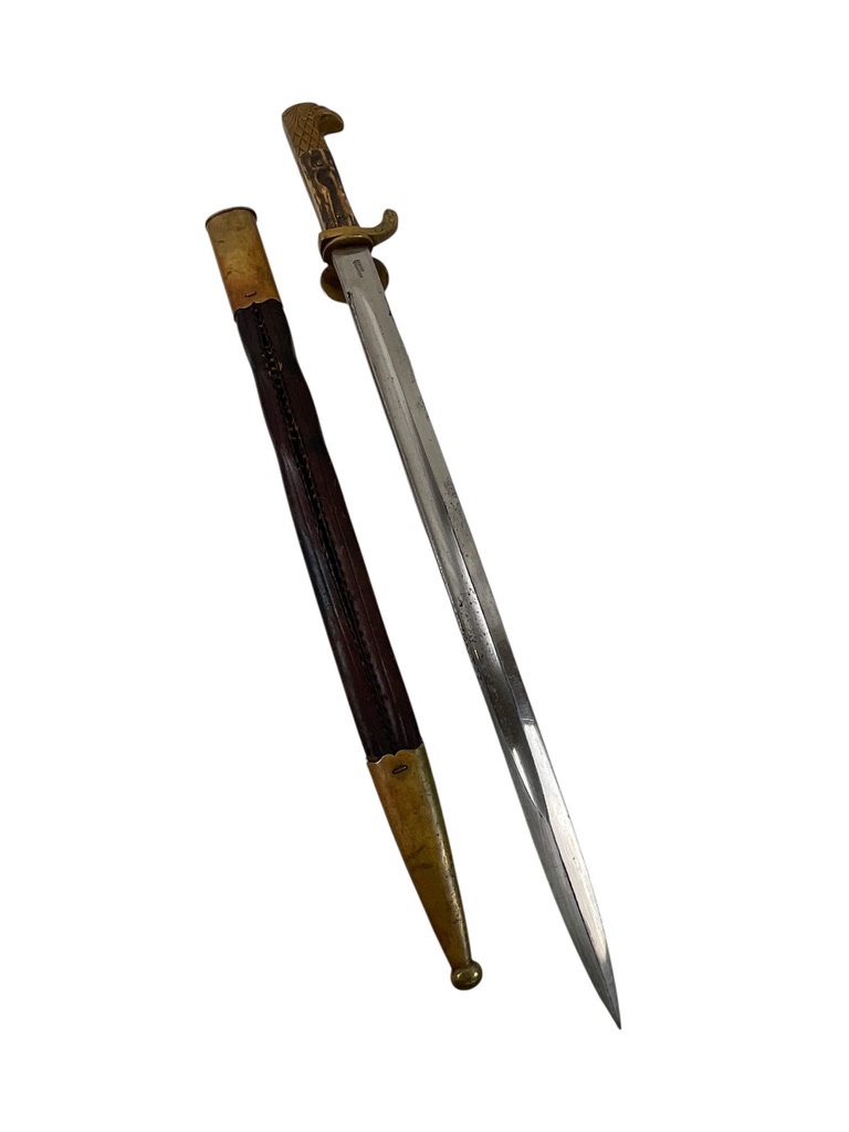 WW1 Imperial German Rural Police Bayonet With Scabbard Maker WKC Distributor Muhlenfeld Barmen WW1 Imperial German Rural Police Bayonet With Scabbard Maker WKC Distributor Muhlenfeld Barmen