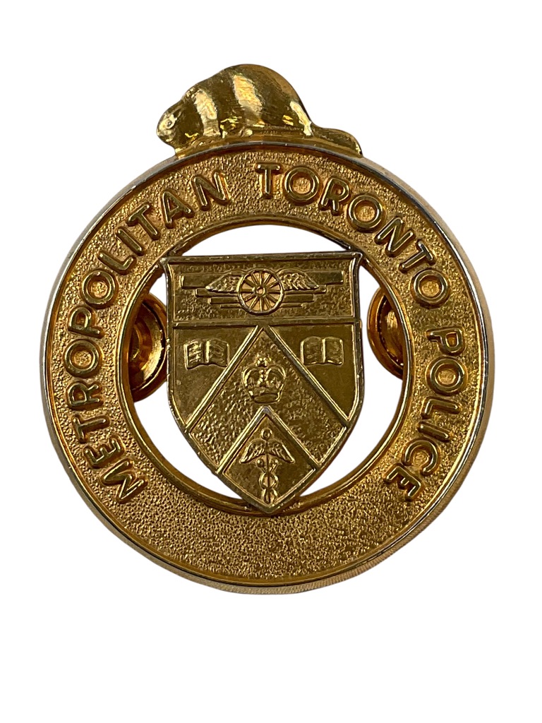 Canadian Metropolitan Toronto Police Inspector 1957 Pattern Cap Badge Canadian Metropolitan Toronto Police Inspector 1957 Pattern Cap Badge