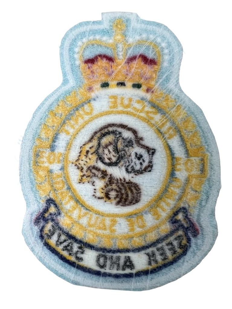 Canadian Forces RCAF 103 Rescue Unit Squadron Crest Patch Vintage Canadian Forces RCAF 103 Rescue Unit Squadron Crest Patch Vintage