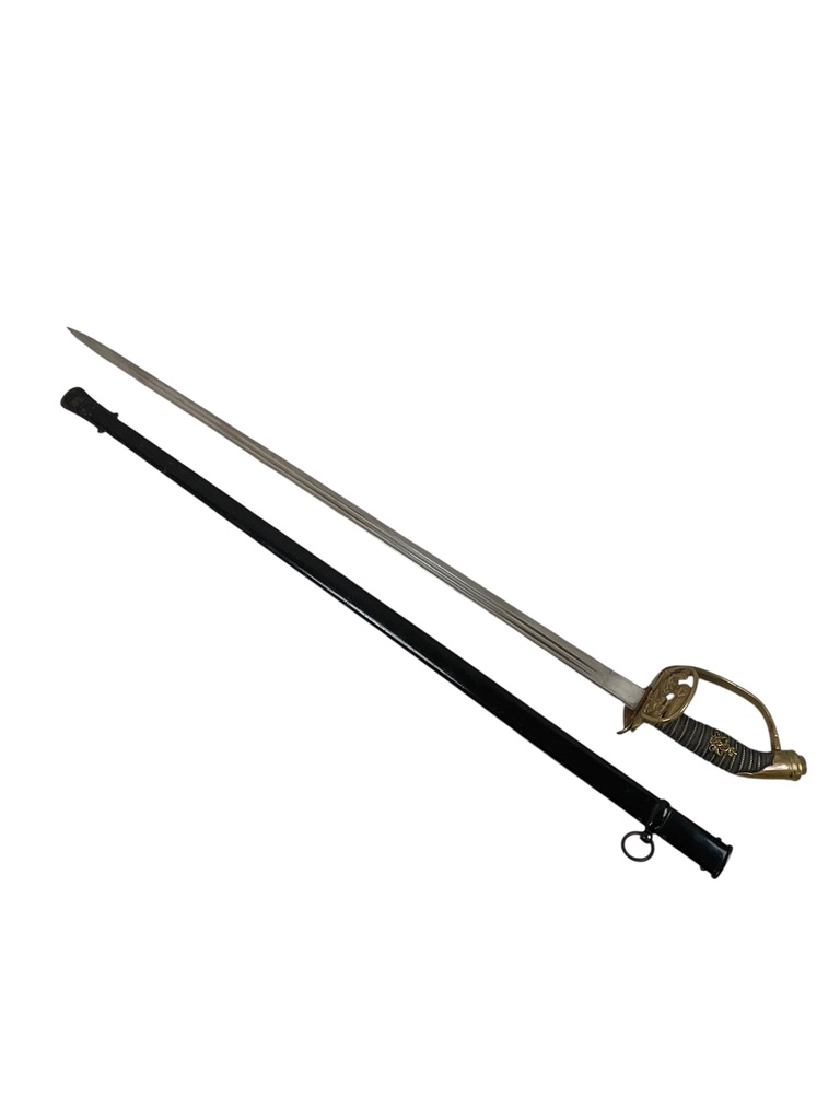 WW1 Imperial German Model 1889 Infantry Officer's Sword With Scabbard WW1 Imperial German Model 1889 Infantry Officer's Sword With Scabbard