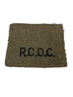 WW2 Royal Canadian Ordnance Corps Battledress Slip-On Insigina Single WW2 Royal Canadian Ordnance Corps Battledress Slip-On Insigina Single