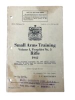 WW2 Canadian Small Arms Training Vol 1 Pamp No 3 Rifle 1942 Used Softcover Reference Book