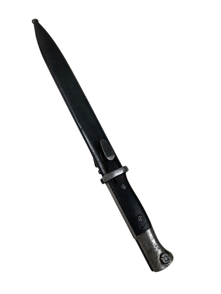 WW2 German K98 Bayonet With Scabbard Dated 1941 and 1943 Captured French WW2 German K98 Bayonet With Scabbard Dated 1941 and 1943 Captured French