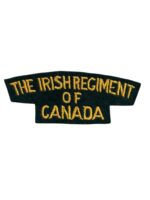 WW2 Canadian The Irish Regiment of Canada Shoulder Title Insignia Single British Made WW2 Canadian The Irish Regiment of Canada Shoulder Title Insignia Single British Made