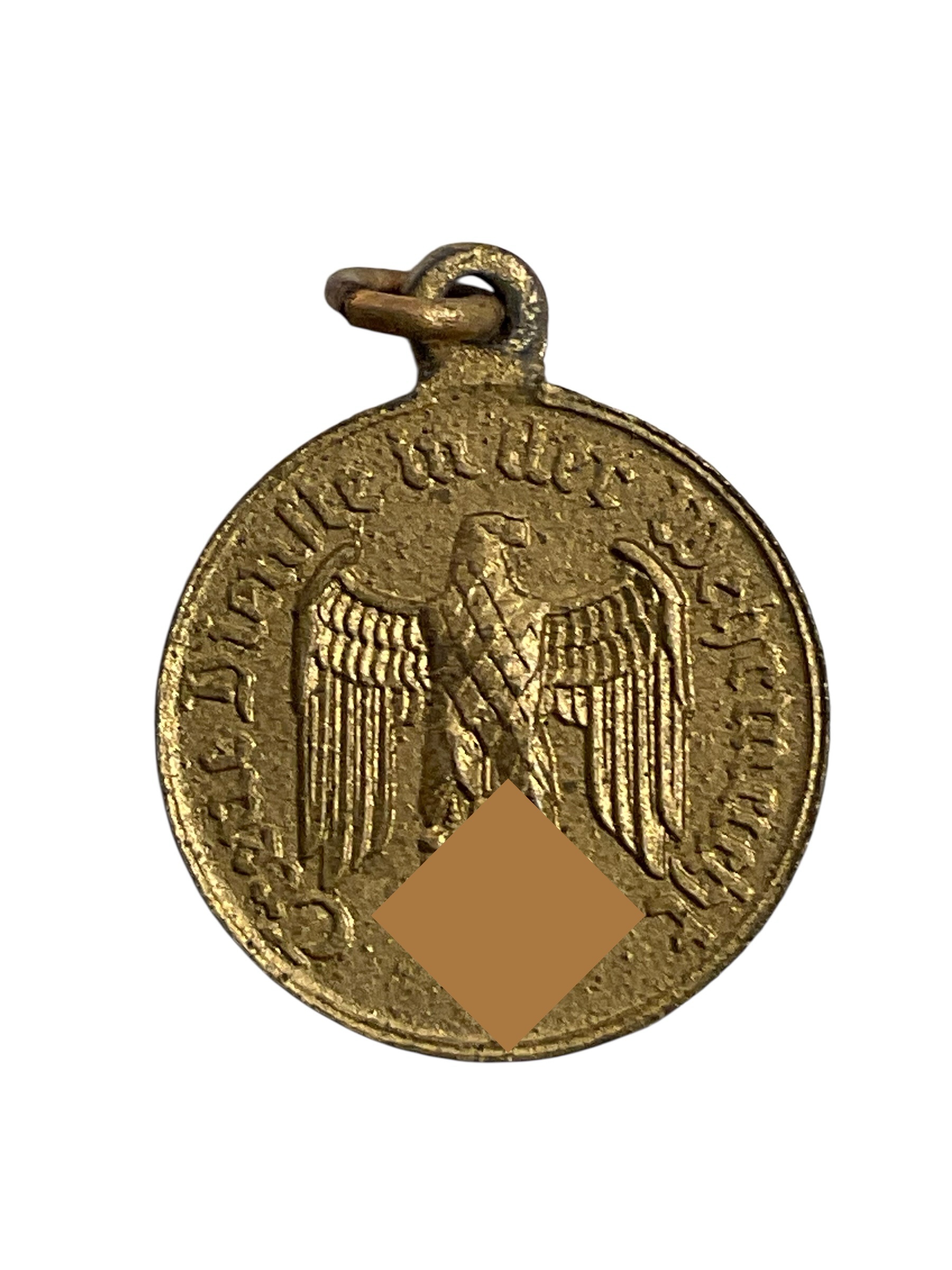 WW2 German 12-Year Long Service Miniature Medal No Ribbon WW2 German 12-Year Long Service Miniature Medal No Ribbon