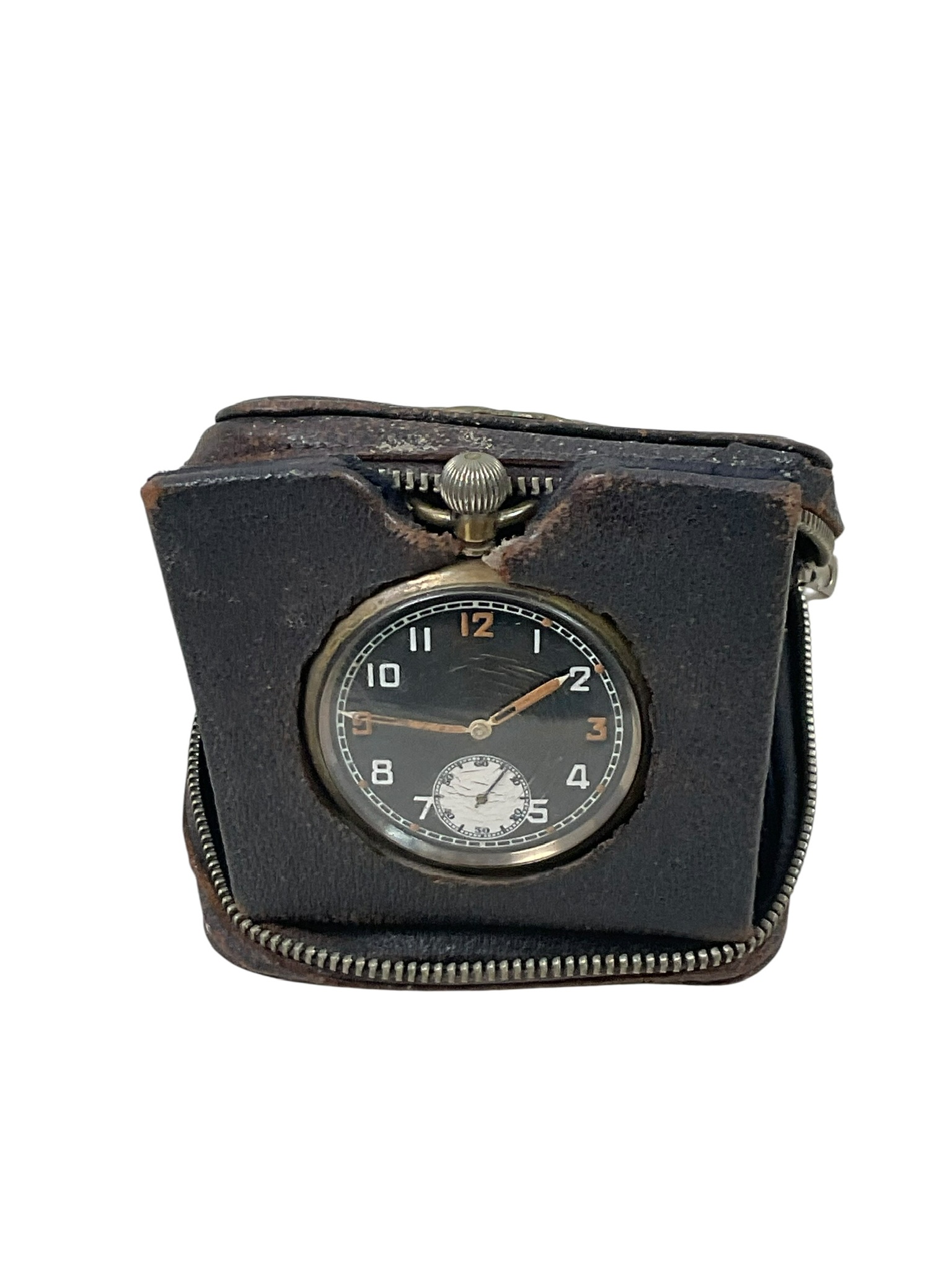 WW2 British RAF General Service Timepiece In Leather Case NOT WORKING WW2 British RAF General Service Timepiece In Leather Case NOT WORKING