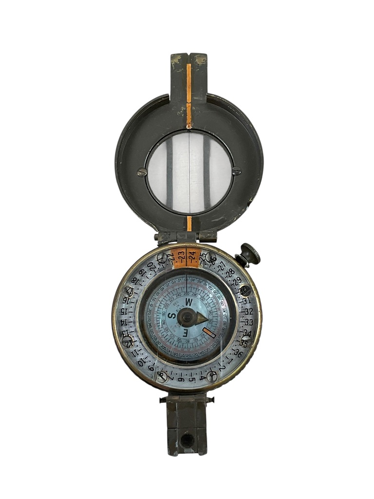 British Army Korean War Marching Compass Dated 1951 Broad Arrowed British Army Korean War Marching Compass Dated 1951 Broad Arrowed