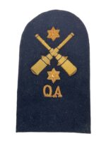 WW2 Canadian RCN Navy Quarters Rating Quarters Armourer Bullion Wire Trade Badge WW2 Canadian RCN Navy Quarters Rating Quarters Armourer Bullion Wire Trade Badge