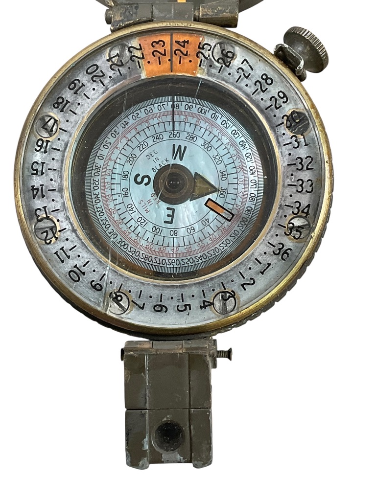 British Army Korean War Marching Compass Dated 1951 Broad Arrowed British Army Korean War Marching Compass Dated 1951 Broad Arrowed