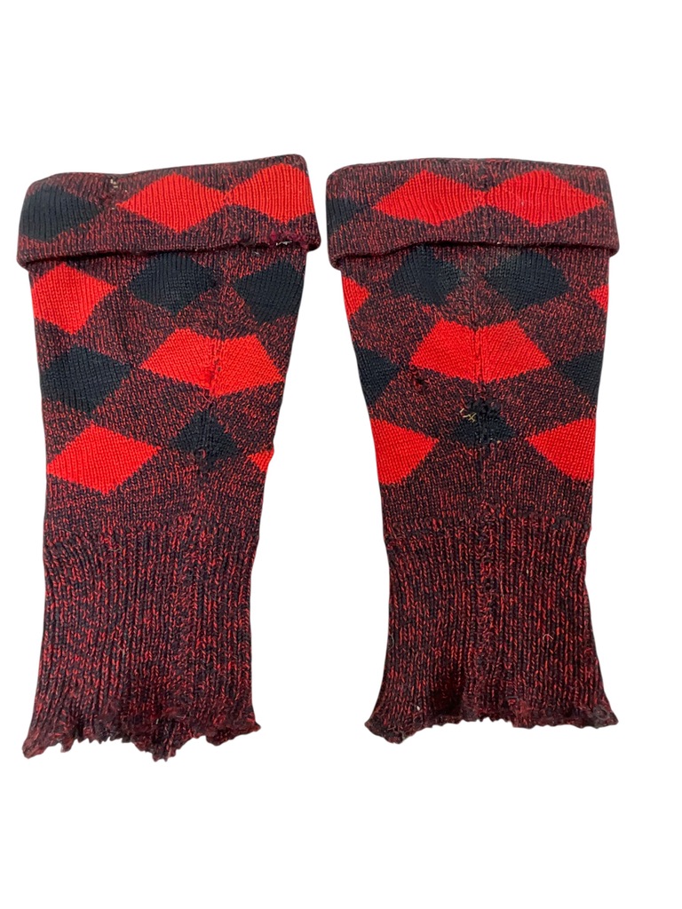 British Canadian Highland Diced Red/Black Half Hose British Canadian Highland Diced Red/Black Half Hose