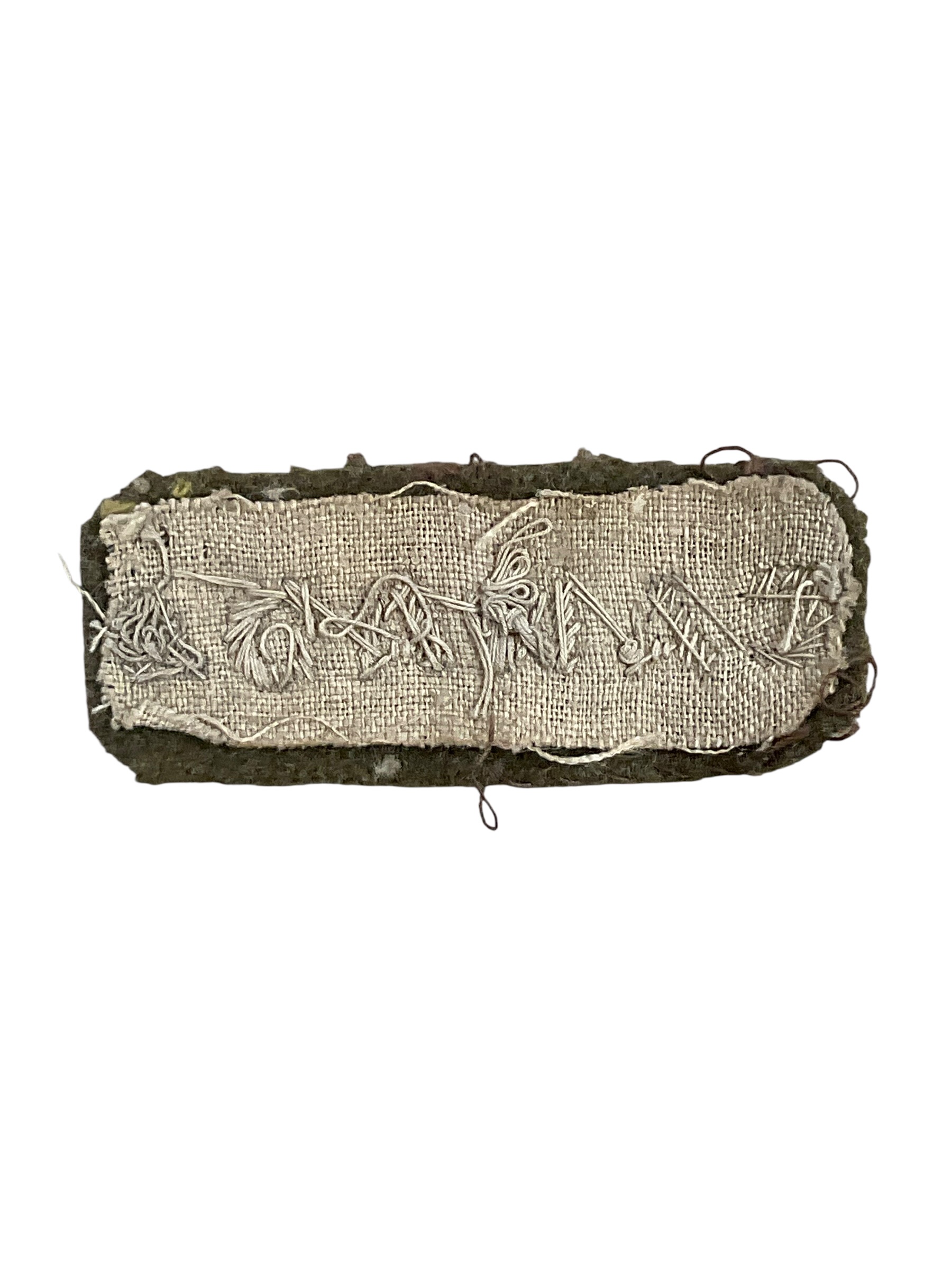 WW1 Canadian CEF CANADA Officer's Bullion Wire Shoulder Title Insignia Single WW1 Canadian CEF CANADA Officer's Bullion Wire Shoulder Title Insignia Single