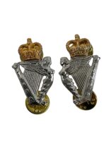 Canadian Irish Regiment of Canada Collars Insignia Pair Canadian Irish Regiment of Canada Collars Insignia Pair