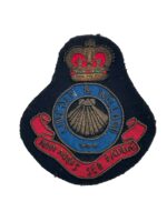 Canadian Lincoln and Welland Regiment Bullion Wire Blazer Crest Canadian Lincoln and Welland Regiment Bullion Wire Blazer Crest