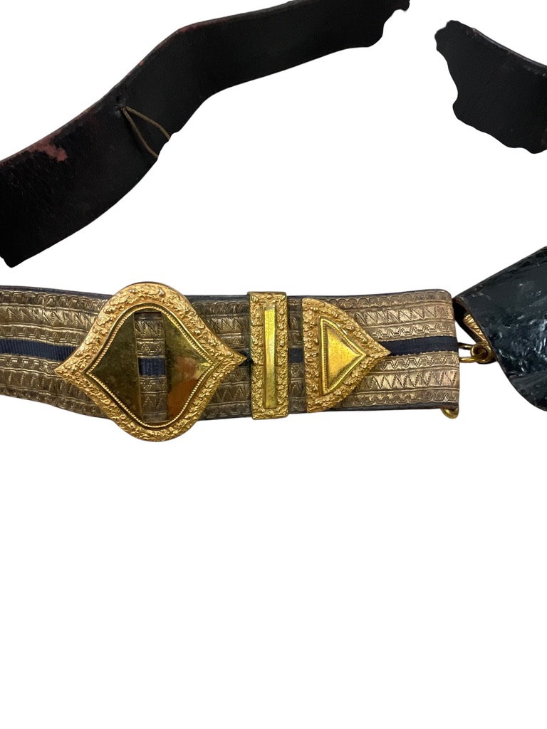 Canadian Army Service Corps CASC Officer's Cross Belt and Waist Belt Canadian Army Service Corps CASC Officer's Cross Belt and Waist Belt