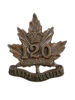 WW1 Canadian CEF 120th Battalion Cap Badge