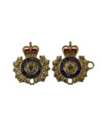 Canadian Ontario Provincial Police OPP Collars Insignia Pair Canadian Ontario Provincial Police OPP Collars Insignia Pair
