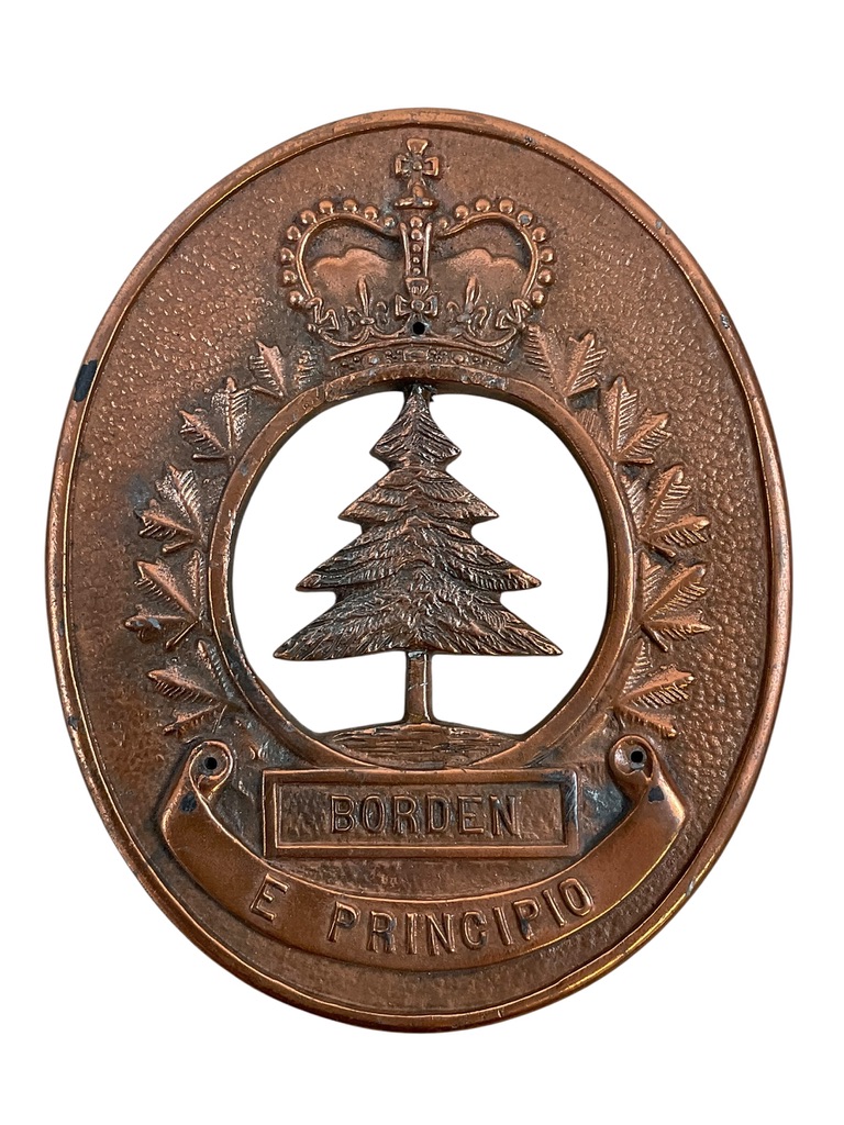 Canadian Forces Base Borden Bronze Door Plaque 5 1/4" X 4 1/8" Canadian Forces Base Borden Bronze Door Plaque 5 1/4" X 4 1/8"