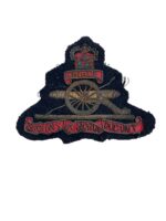 WW2 British Canadian Artillery Bullion Wire Blazer Crest