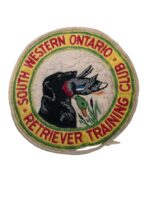 Canadian South Western Ontario Retriever Training Club Patch