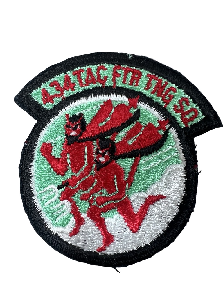 US USAF 434 Tactical Fighter Training Squadron Crest Patch US USAF 434 Tactical Fighter Training Squadron Crest Patch