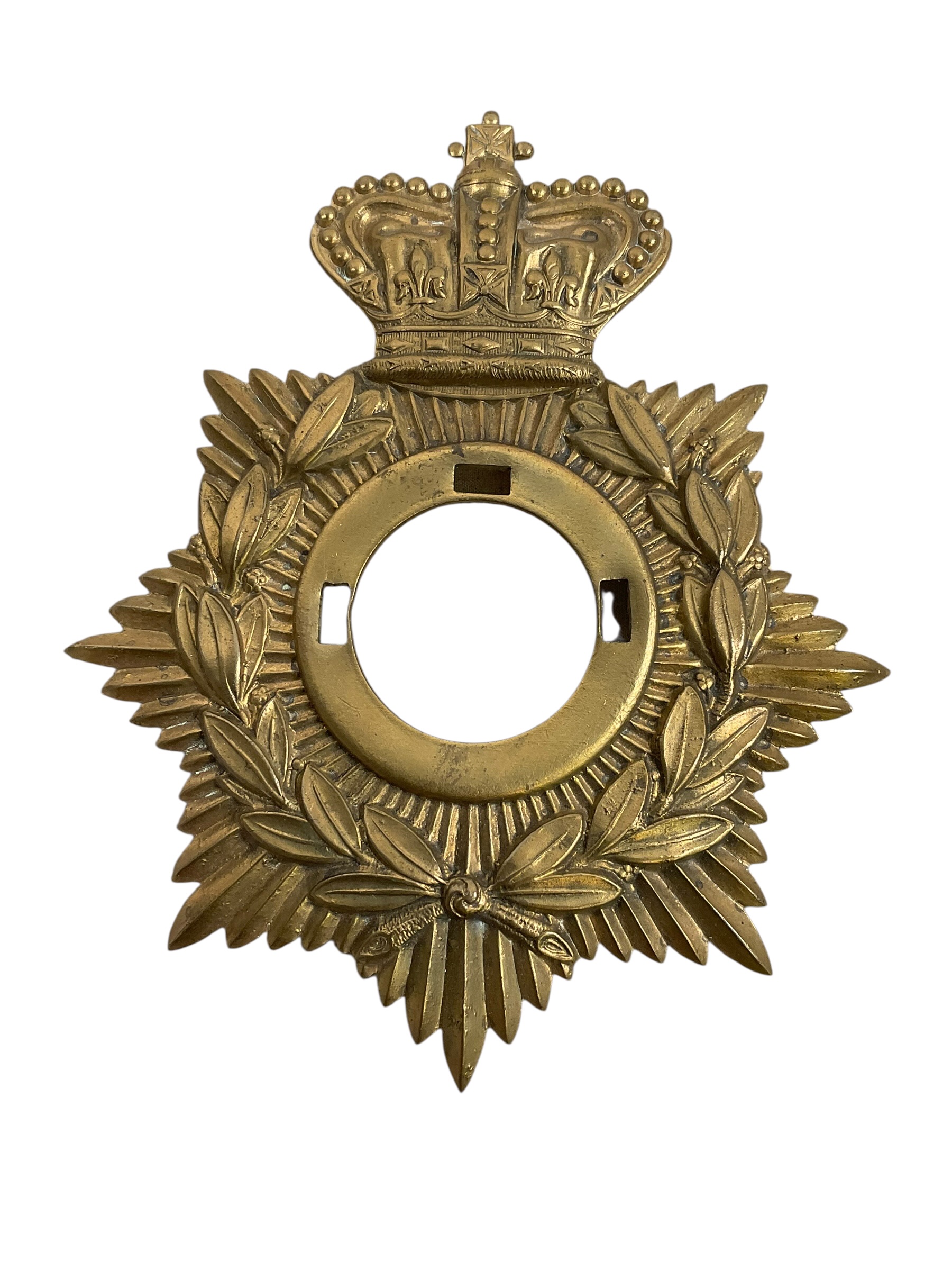 British Victorian Universal Helmet Plate REPRODUCTION COPY British Victorian Universal Helmet Plate REPRODUCTION COPY